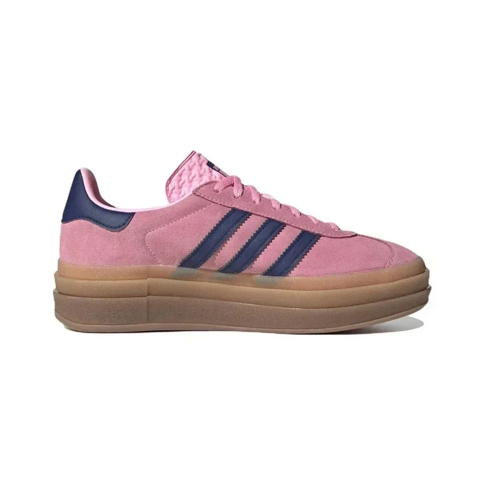 Sports Board Shoes Adidas Gazelle Bold Originals Skateboarding Shoes Thick Sole for Men and Women