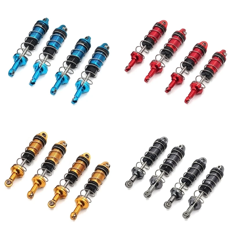 

4pcs Metal Oil Shock Absorber Damper for SCY 16101 16102 16103 1/16 RC Car Upgrade Parts Accessories