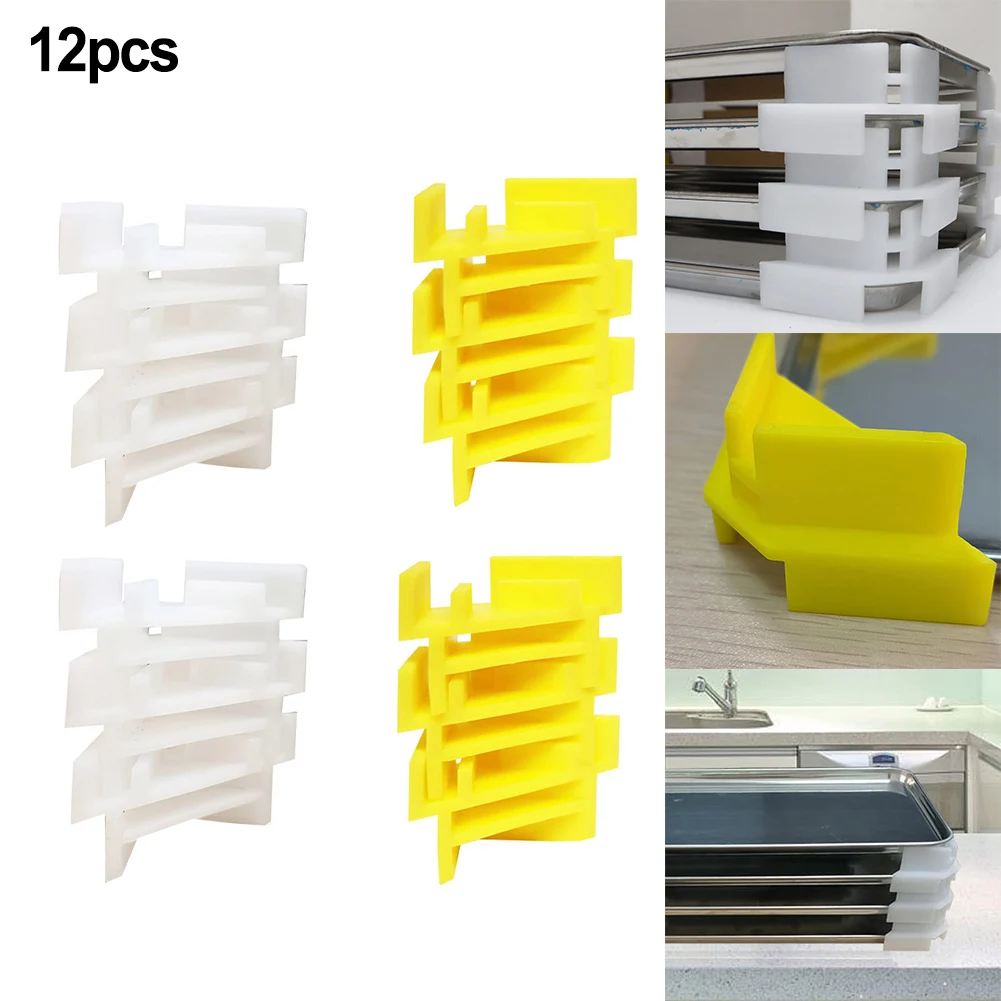 12 Pcs Tray Stackers For Harvest For Right Freeze Dryer Accessories Plastic Kitchen Gadget Sets Pallet Stackers