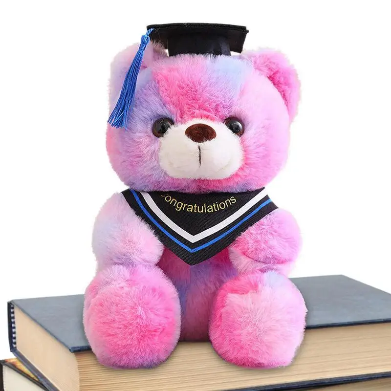 

Graduation Bear выпускное мягкое животное кукла медведь плюшевый подарок Выпускной планшетофон Удобный милый медведь игрушка для колледжа