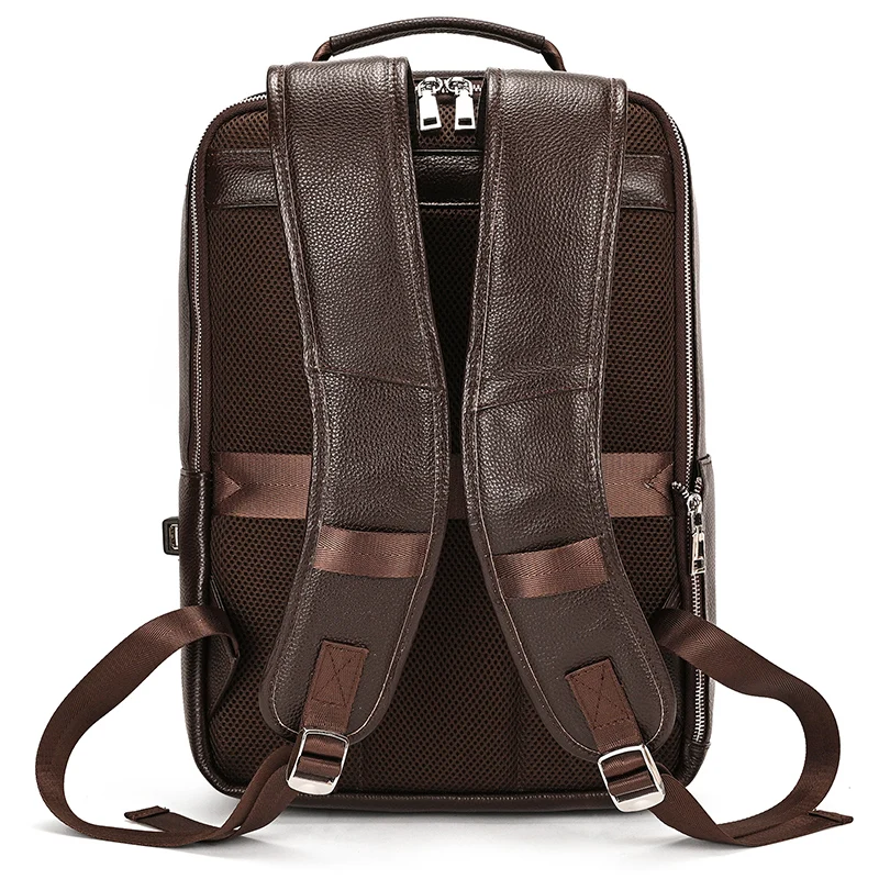 Talarurus Brown Cowhide Leather Backpack