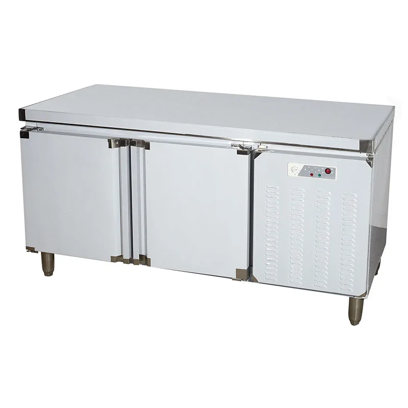 Manufacturer Work Table Kitchen Bench Stainless Steel Under Table Chest Workbench Fridge Freezer for Food
