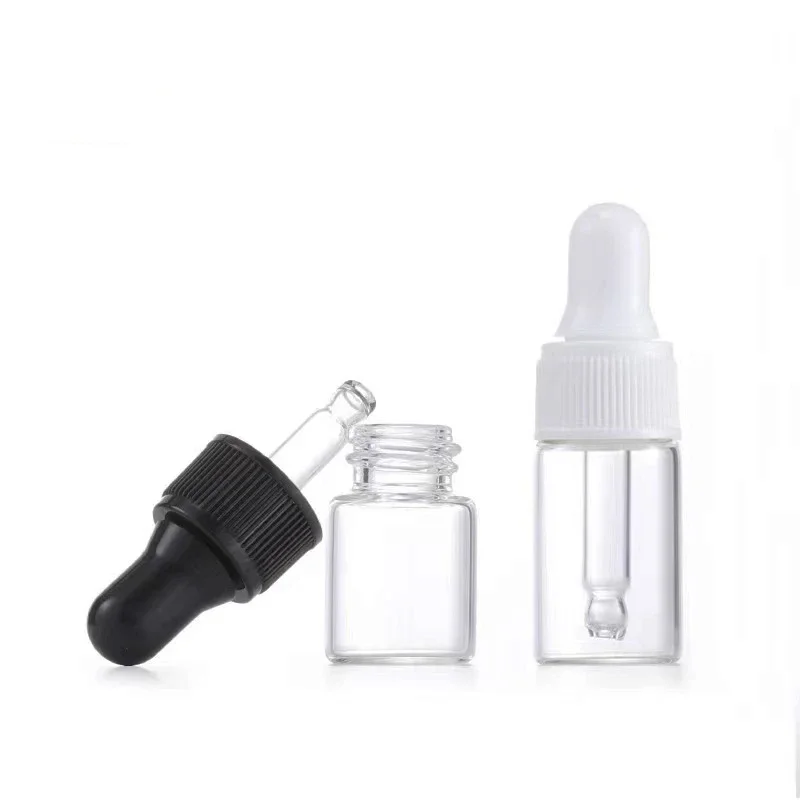 Glass Bottles Mini Glass Bottles Aromatherapy Diffuser Bottle 50pcs Empty Dropper Bottle Clear Glass Essential Oil Bottle Aromatherapy Pipettes Bottles Cosmetic Bottles Small Samples