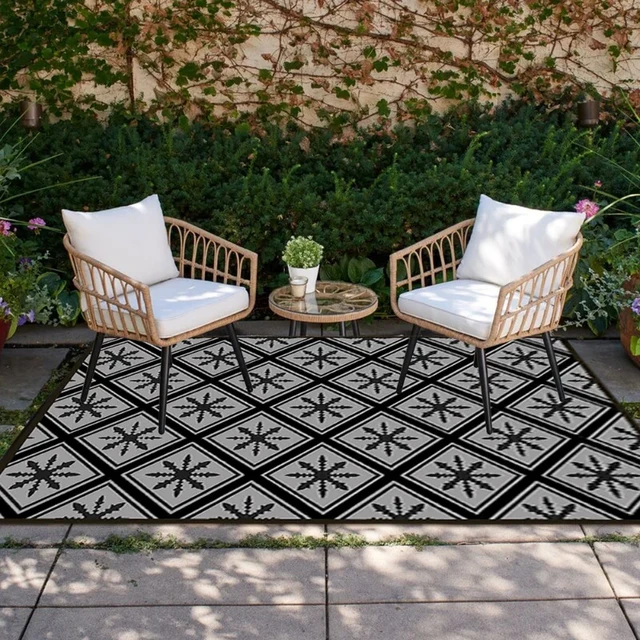 Green Elephant Plastic Waterproof Outdoor Rug - Outdoor Rugs for Patios  Clearance Waterproof, Outdoor Patio Rug Waterproof,RV Outdoor Rugs for