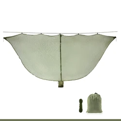 Portable Lightweight Hanging Mosquito Net for Outdoor Travel and Camping (Army green)