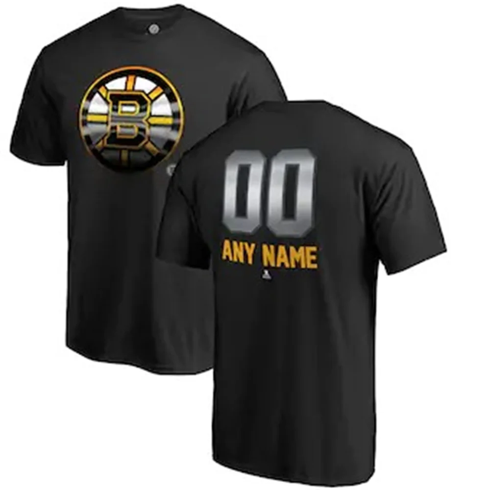 Brown Bears Men Harajuku Girls Hockey Team 2021 Boston Summer Oversized Short Sleeve men's T-shirt Printed Sports Shirt |