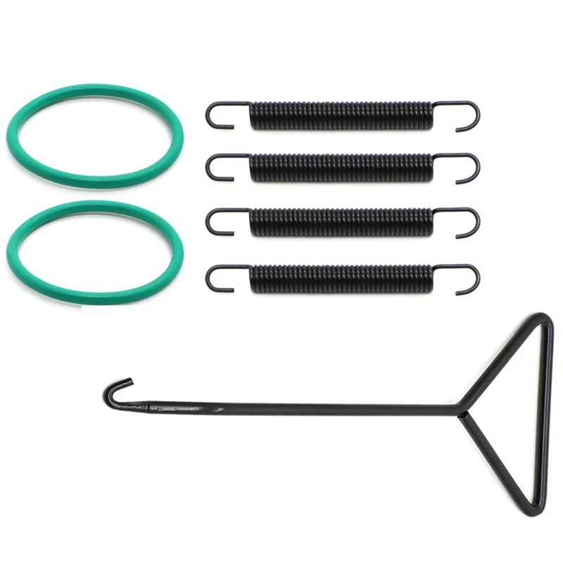 Exhaust Pipe Springs & O-Ring Kit For Yamaha Yfz350 Banshee With Spring Puller
