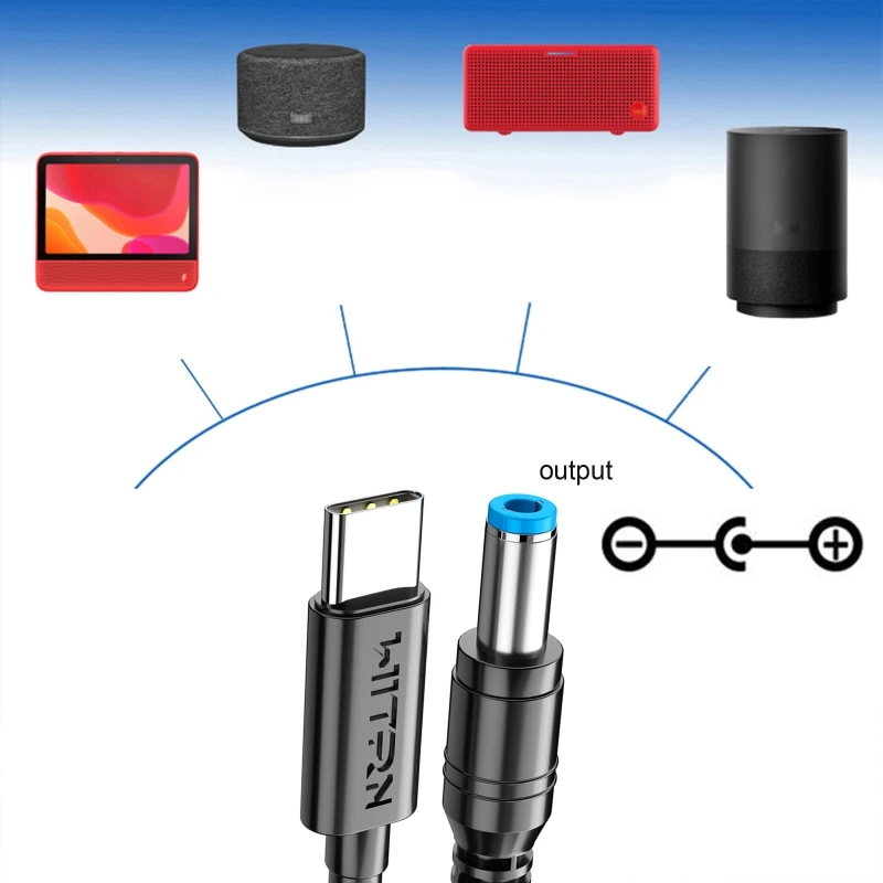  USB C -C PD 20V 5.5x2.5mm  ̺,  ̺    Ʈ ǻ LED 