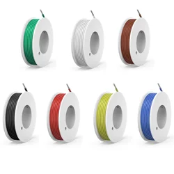 Super Soft Silicone Cable - Multicolor Electrical Wire in Various Lengths and Gauges - 14 AWG (Yellow Color)