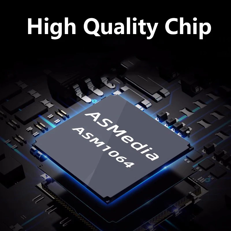 High-Speed M.2 NVME to Mini SAS SFF-8087 Expansion Card with 4-Port SATA 3.0 6Gbps Controller Adapter