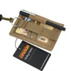 Tactical ID Card Holder Hook Loop Patch Tour Badge Holders Outdoor Travel Pouch  Cycling Purse and Nylon Lanyard 6