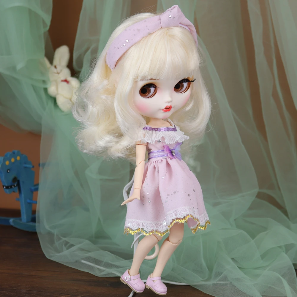 Outfits for ICY DBS Blyth doll Dress For 12 inch doll cute dressing