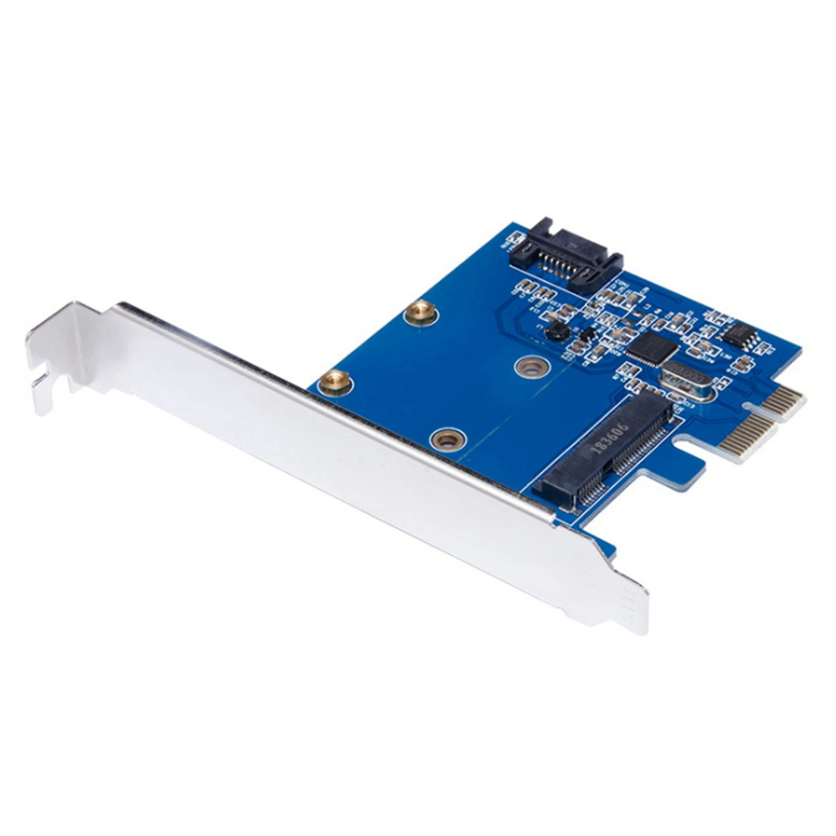 PCI-E 확장 카드, MSATA 어댑터 카드, 하드 디스크 어댑터 카드, MSATA + SATA3.0, ASM1061