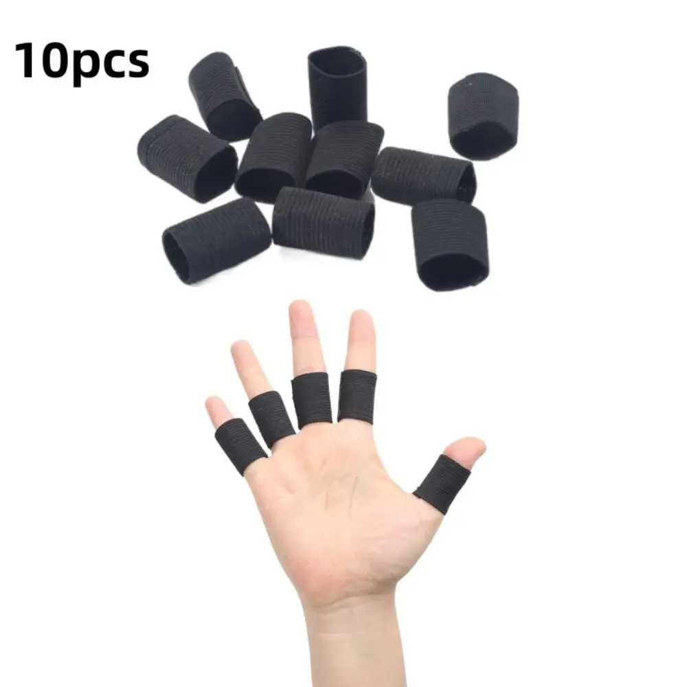 

10pcs Anti slip Finger Joint Protection Finger Protection Elastic Finger Bandage Pain Relieve Breathable Sports Finger Cover