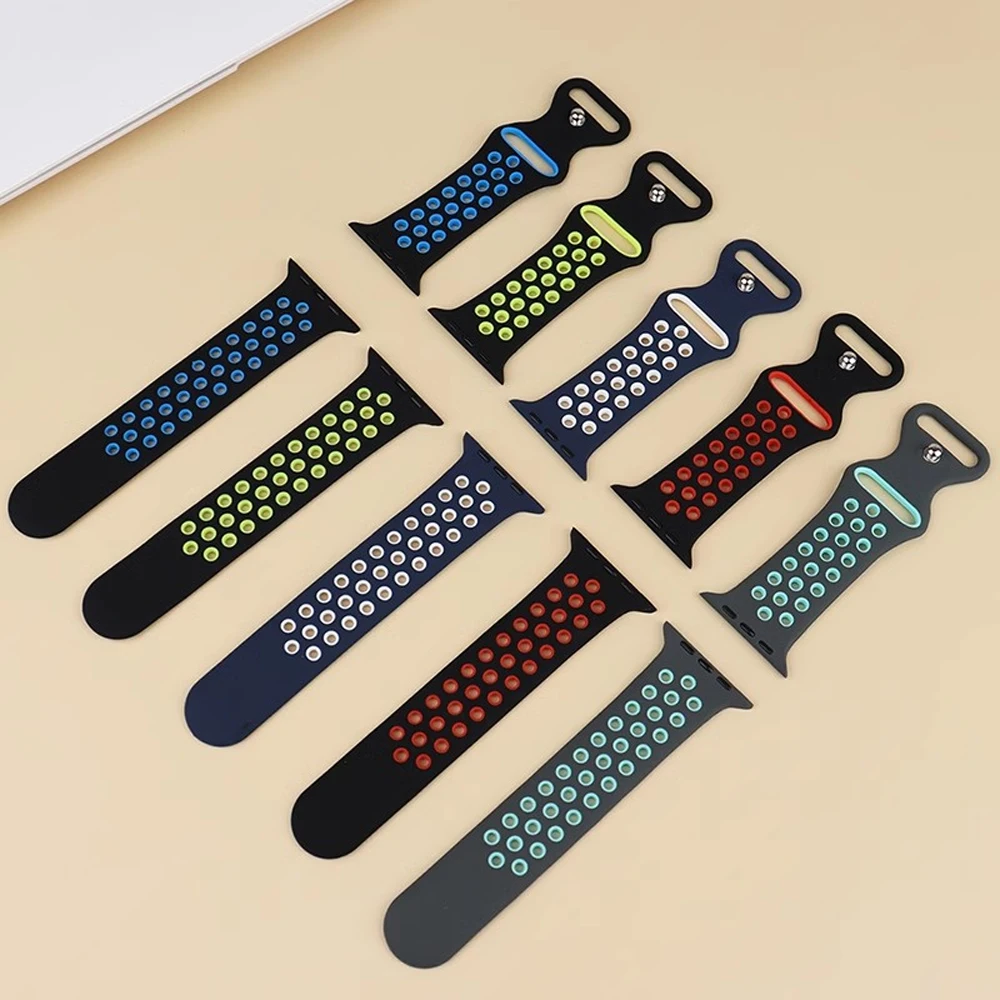 Premium Soft Silicone Band with Metal Buckle
