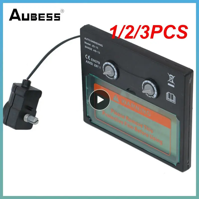 

Маска сварочная с автозатемнением, шлем с фильтром сварщика, смоляные очки, 1/2/3 шт.