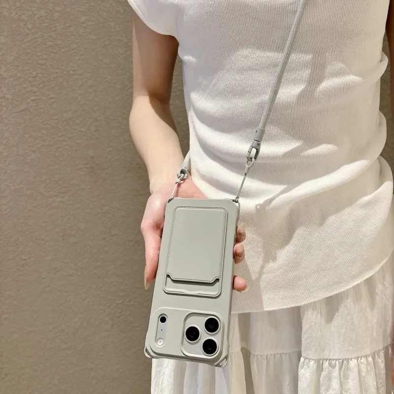 Handyhülle Mit Umhängeband Und Kartenfach Für Iphone_voghion.com