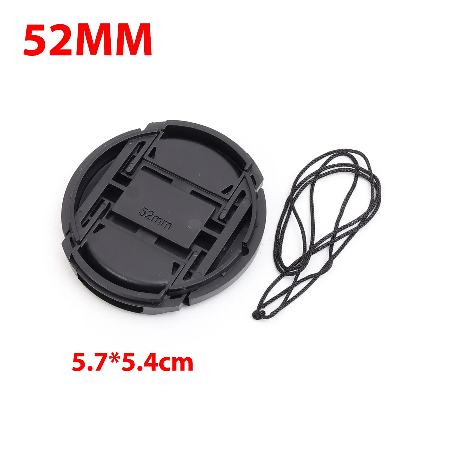 Universal DSLR Camera Lens Protection Cover - Front Lens Cap Protector
