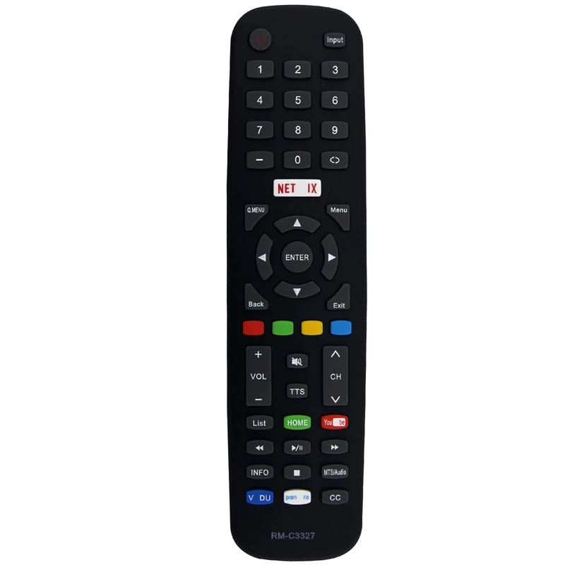 

Replace RM-C3327 Remote Control For JVC Polaroid Smart TV LT-55E770 LT-49E770 LT55E770 LT49E770 40T2F 50T7U 60T7U Easy To Use