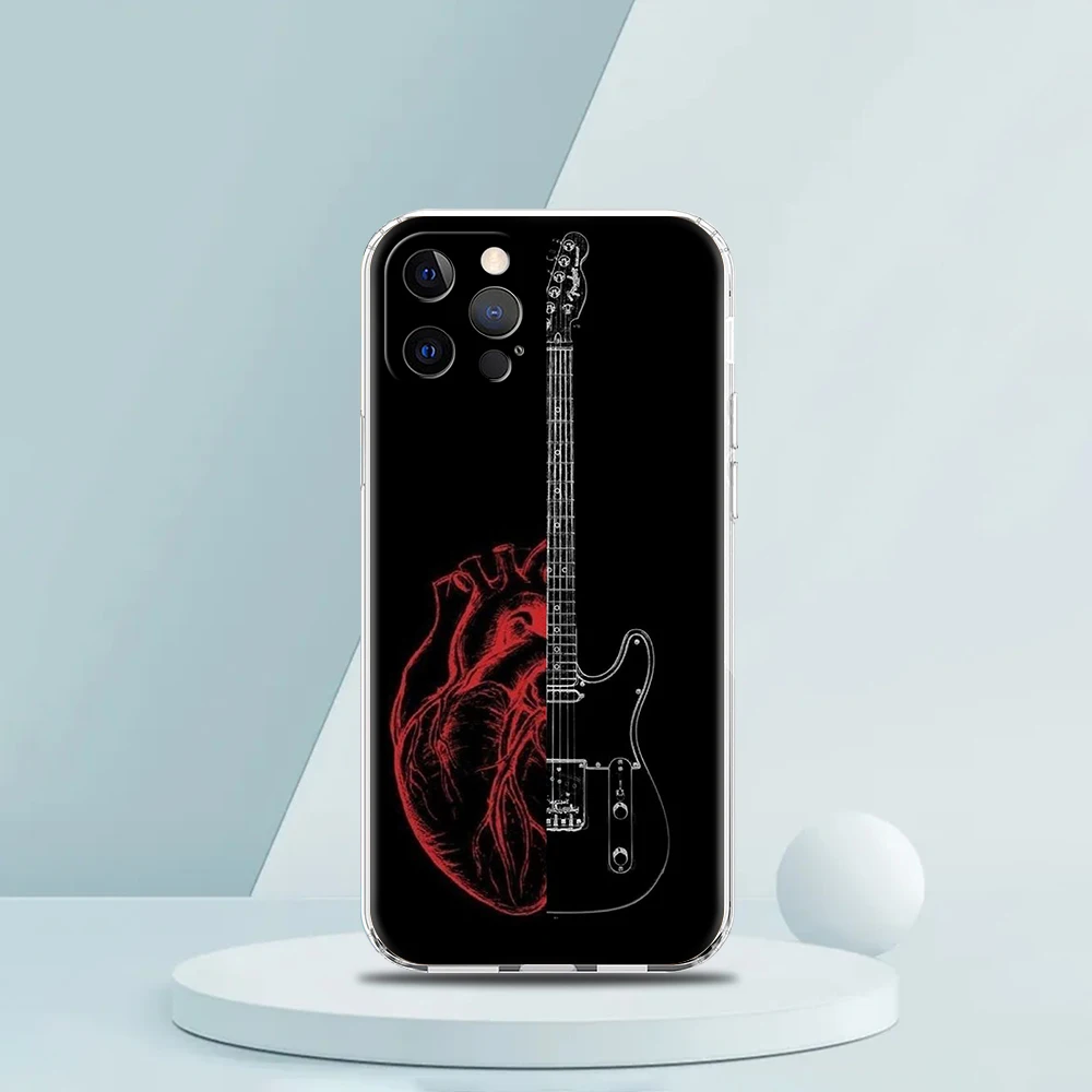 Guitar Strings Instrument Design Luxury Clear Phone Case