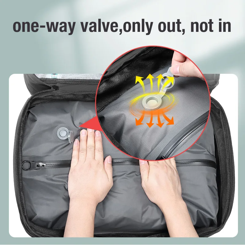 Travel Men Expanded Laptop Backpack vacuum compression hiking Backpack USB charging Business Large Capacity school Backpack 5