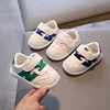 Children's Walking Shoes Spring and Fall Four Seasons Models of Men and Women Baby Non-slip Breathable Casual White Shoes 1