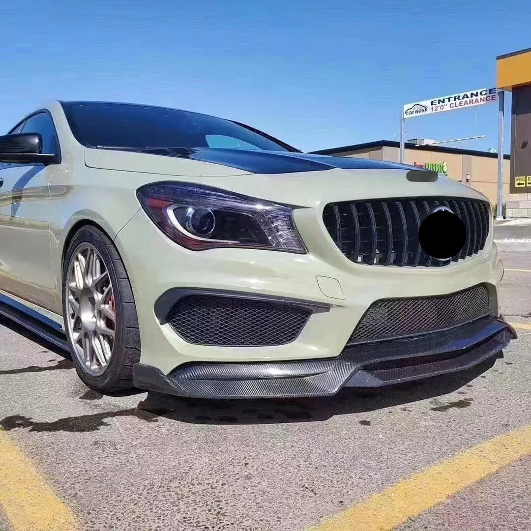 벤츠 CLA 45 바디킷 2014용 핫세일 카본 파이버 프론트 립