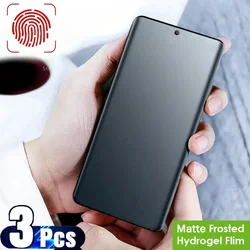 3-Pack Soft Matte Hydrogel Screen Protectors - Anti-Fingerprint TPU Film for 3Pcs Matte Films (For Honor 30)