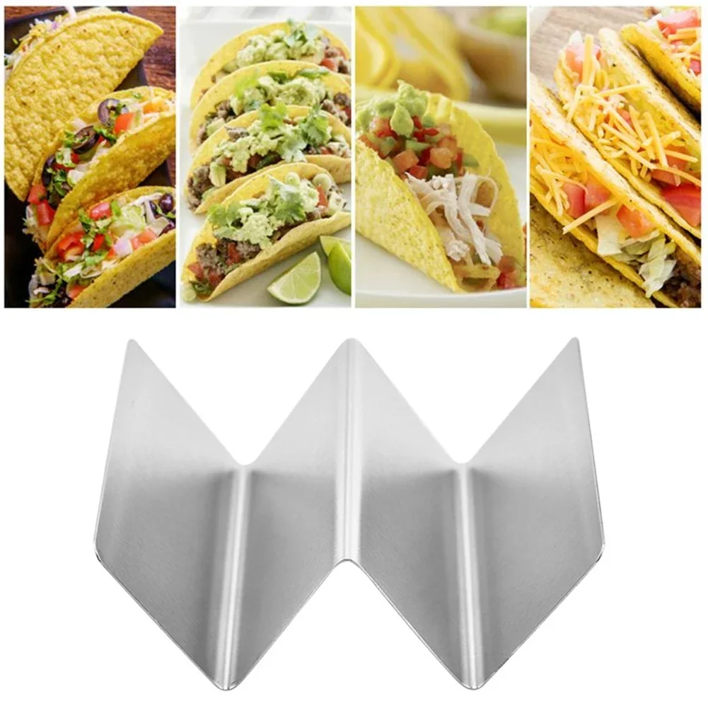 Pancake Tool Taco Holder Taco Holder Stand Pancake Rack Stainless Steel For Party Mexican Food Rack Kitchen Tools