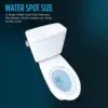 Drake Two-Piece Elongated 1.6 GPF Universal Height TORNADO FLUSH Toilet with CEFIONTECT Cotton White CST776CSFG#01 5