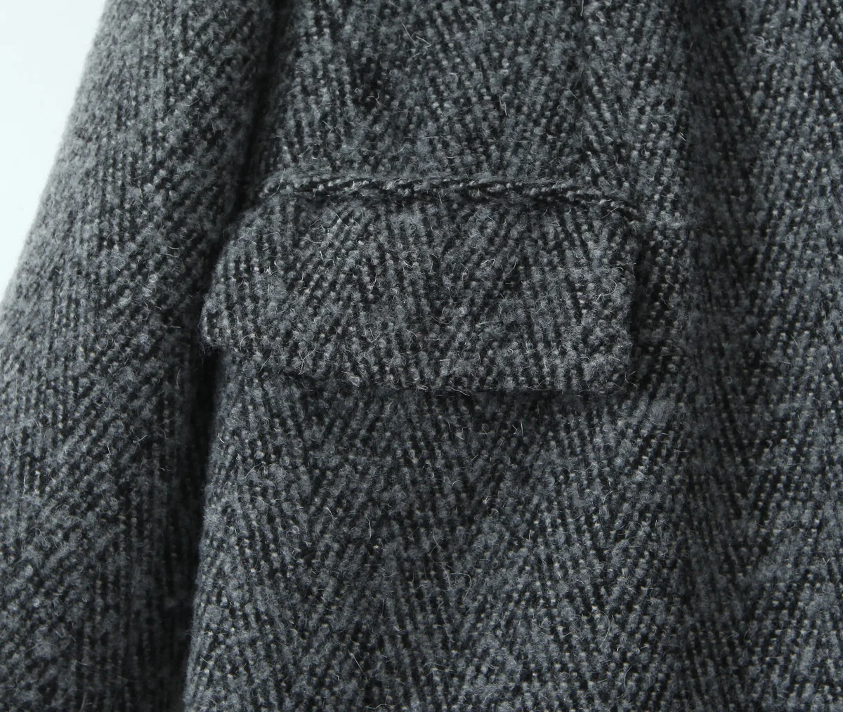 2 Pieces 1 Set CHILL Notched Tweed Weave Oversized Blazer High Waist Package Hips A-line Mini Skirt Suits Matching Gray