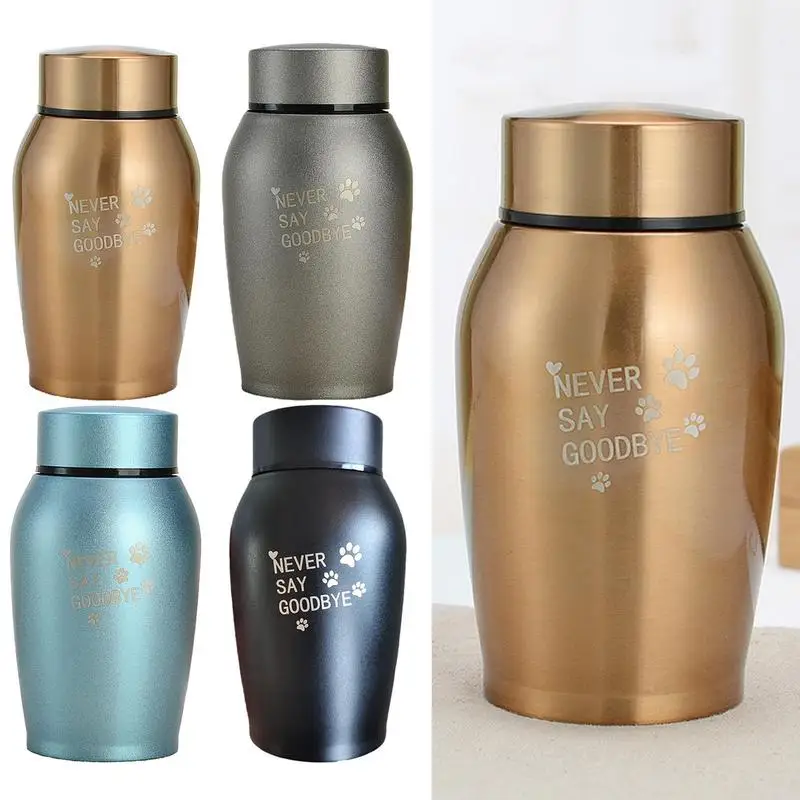 

Pet Urn Metal Small Ashes Small Stainless Steel Keepsake Urns For Pet Ashes Durable Metal Sharing Personal Funeral Urn For Pet