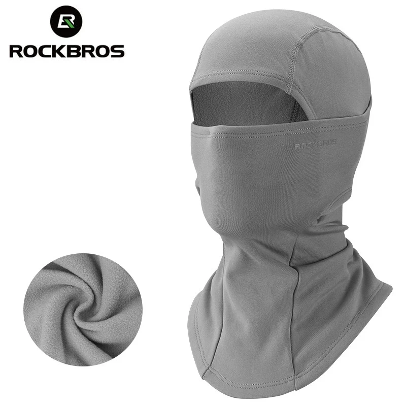 ROCKBROS Cycling Mask Winter Fleece Thermal Keep Warm Windproof Cycling Face Mask Balaclava Ski Fishing Skiing Hat Headwear