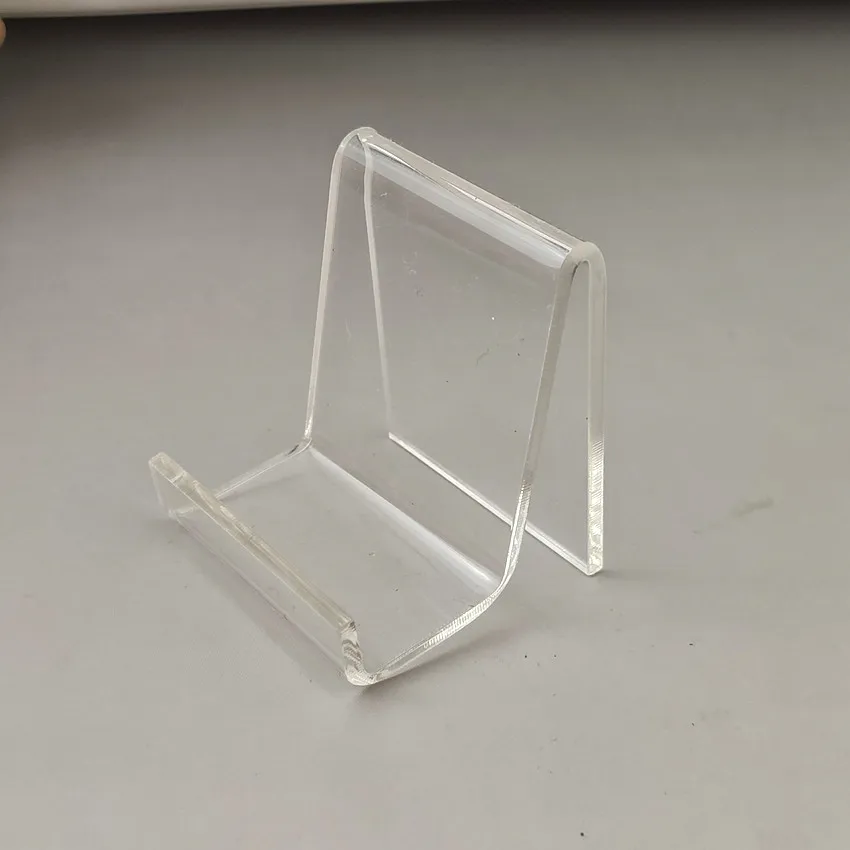 Acrylic Show Display Holder Stands Rack Purse Bag Wallet Phone Book Retail Store Exhibiting 20pcs