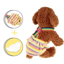 Lovely Sanitary Dog Physical Pant Pet Dog Panties Dog Underwear Dog Diapers Breathable Puppy Shorts Colorful Dog Supplies