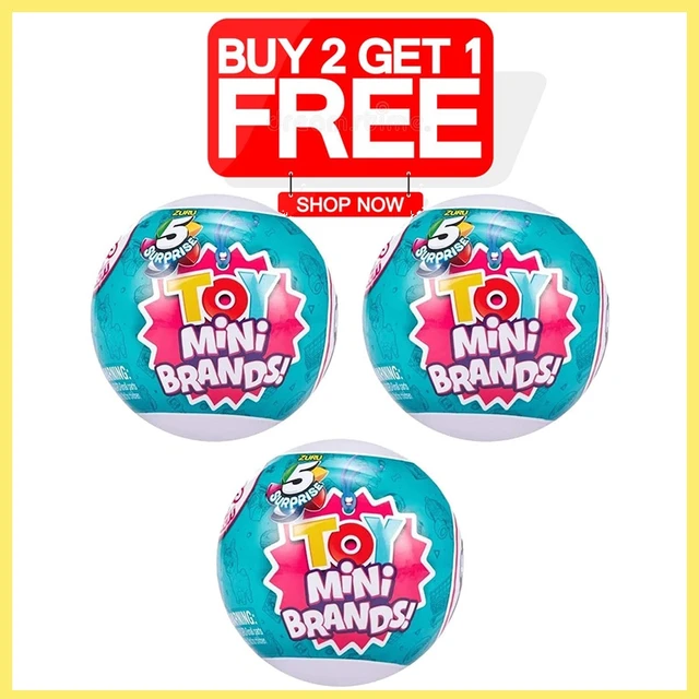  5 Surprise Toy Mini Brands Series 1 by ZURU (2 Pack) Toys  Mystery Capsule Real Miniature Brands Collectibles  Exclusive (Series  1) : Toys & Games