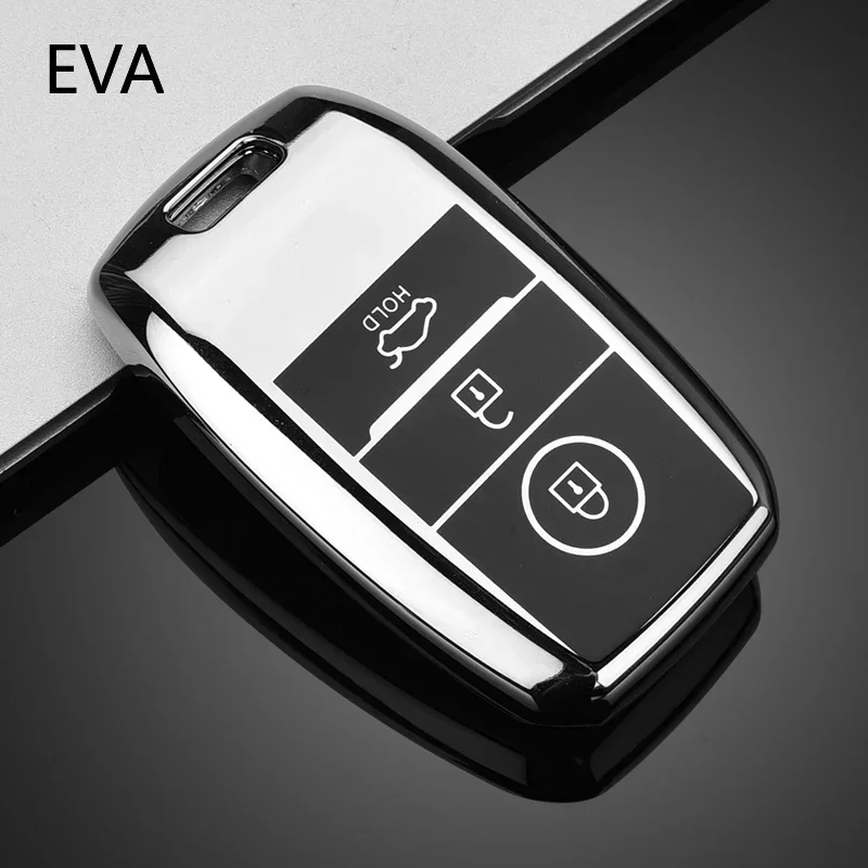 TPU Car Key Case FOB Cover Keychain for Kia Ceed Rio Rio5 Sportage R K3 KX3 K4 K5 Ceed Sorento Cerato Optima 2015 key case key case cover car key shell anti lost keychain car key chain