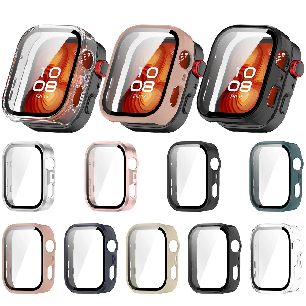 2-in-1 Protective Case with Tempered Glass Screen Protector