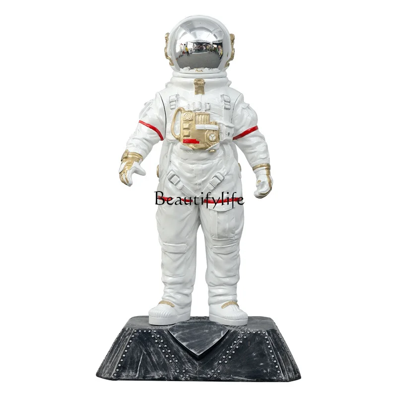 

Creative Spaceman Model Astronaut GRP Sculpture Big Decorations Shopping Window Floor-Standing Decorations