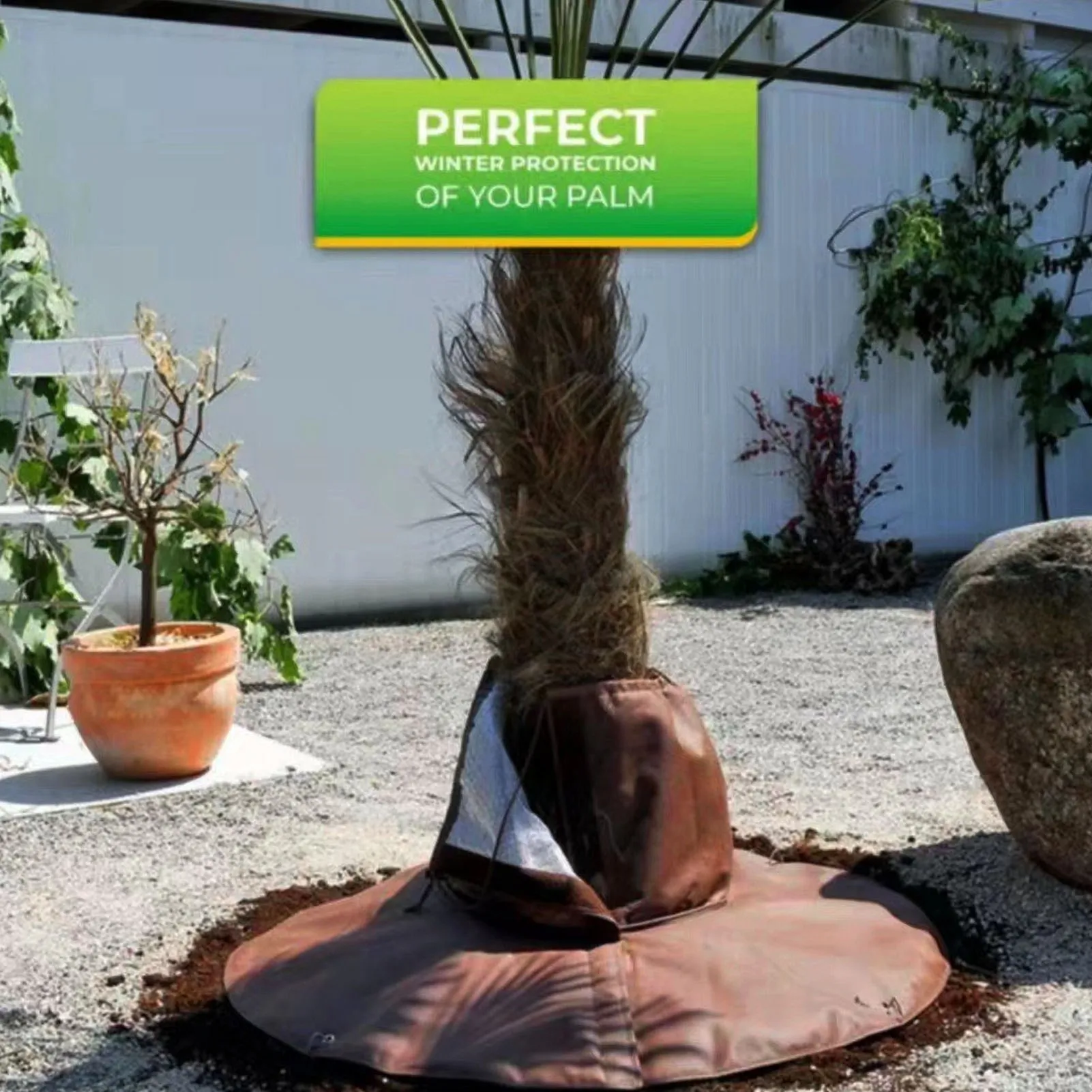 Winter Palm Tree Root Protector Multifunctional Constant Temperature Tree Root Freeze Protection Cover With Elastic 