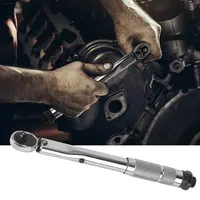 Micromètre 5-25N.m, outil de démontage de voiture et de moto, clé dynamométrique professionnelle réglable, clé d'entraînement 1/4 '', outil manuel, adaptateur 3/8 6