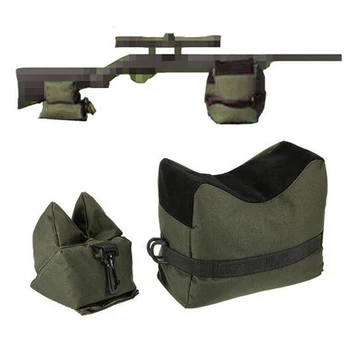 Front & Rear Rifle Target Tactical Bench Unfilled Support Stand Hunting Bag Gun Accessories Hunting Shooting Gun Rest Bag Set 1