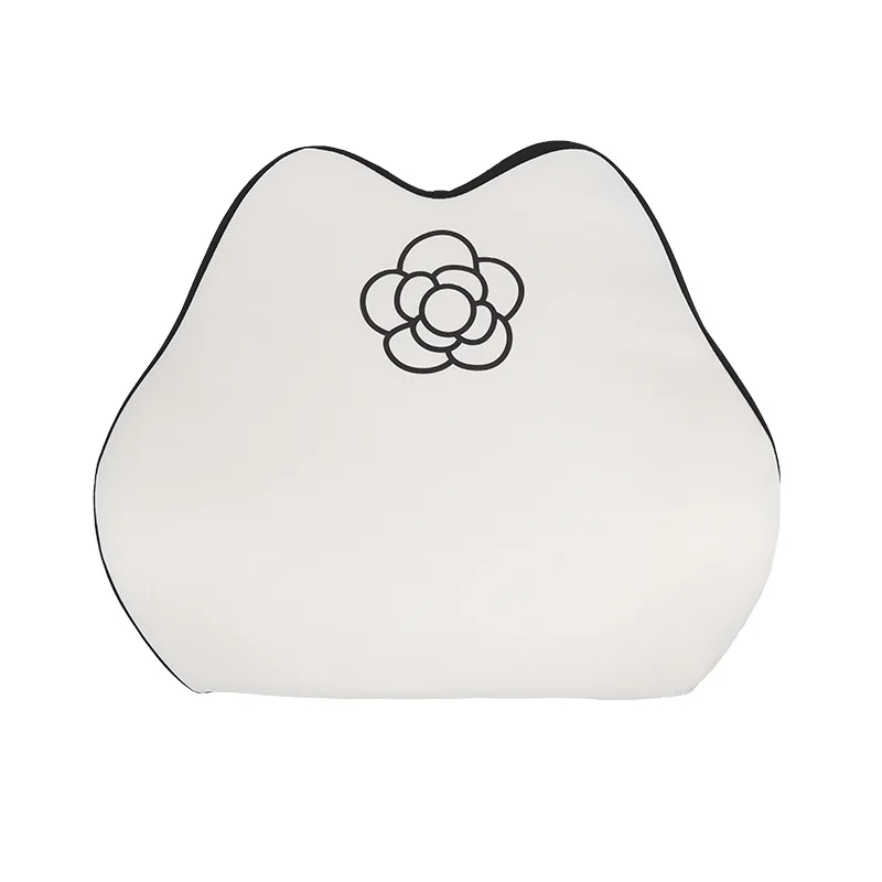 thumbnail image 1 of Reposacabezas de coche suave, almohada para el cuello, soporte lumbar, cojín de cintura, respaldo del asiento del conductor, cojín de coche, soporte de cintura para conducción, transpirable, 1 of 5