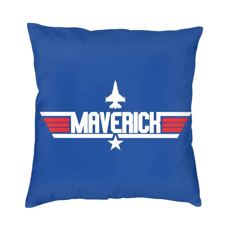 

Luxury Maverick Top Gun Throw Pillow Cover Decoration Custom Square Tom Cruise Movie Cushion Cover 40x40cm Pillowcover for Sofa