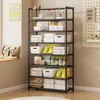 Multi Layer Shoe Rack Living Room Entrance Shoes Cabinet Non-woven Fabric Storage Shelf Floor Standing Dormitory Shoe Cabinet 1