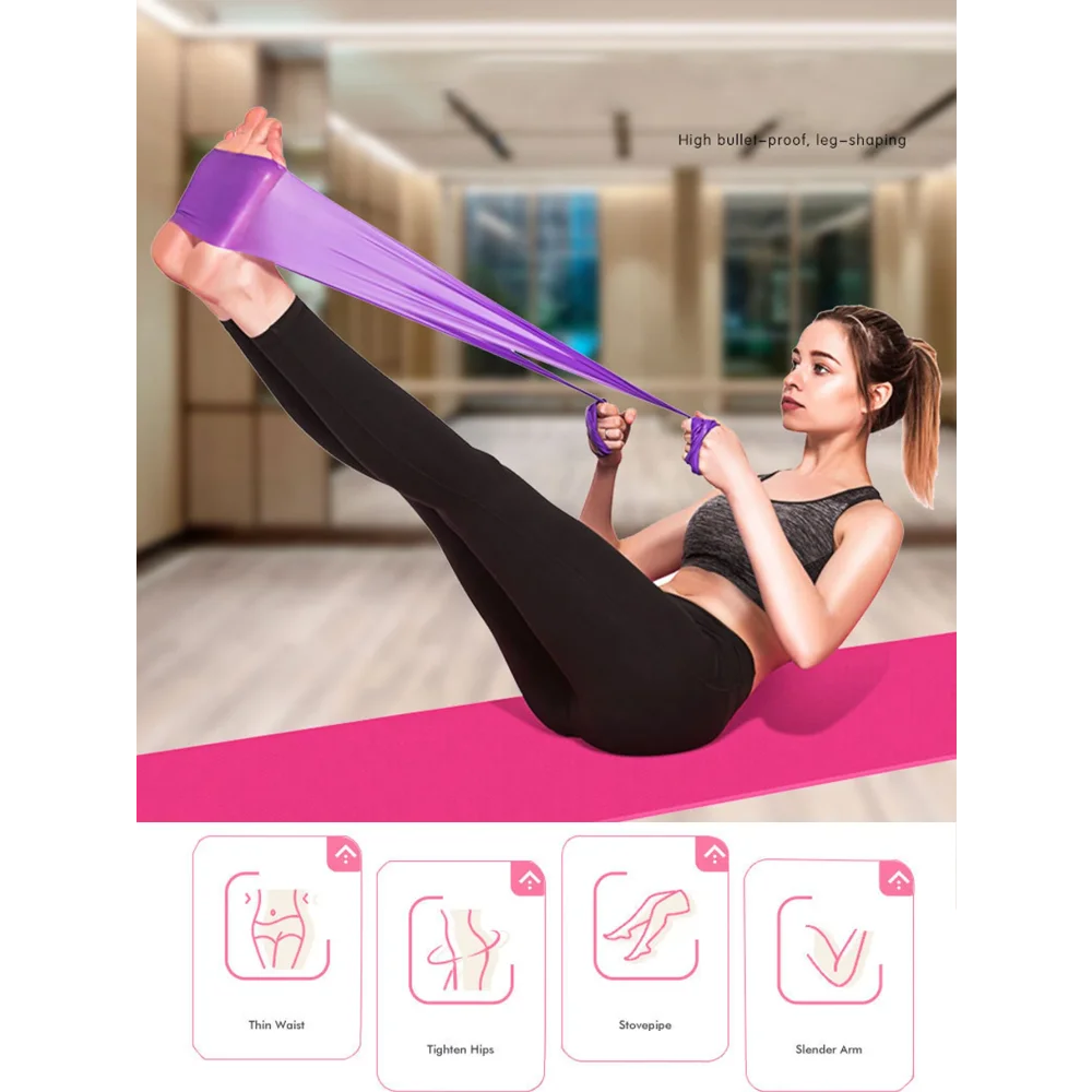 Versatile Resistance Bands for Fitness, Rehabilitation, and Home Workouts