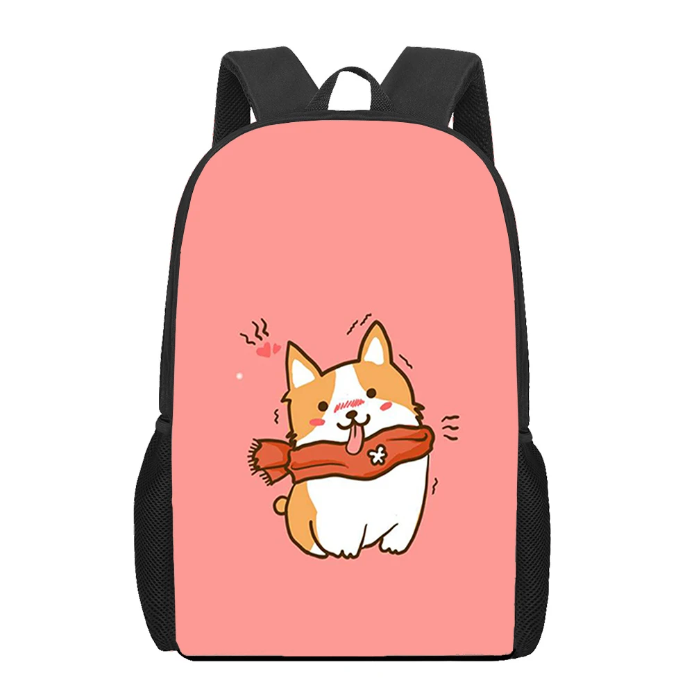 Cartoon puppy dog 3D Print School Bag Set for Teenager Girls Primary Kids Backpack Book Bags Children Satchel Mochila Infantil