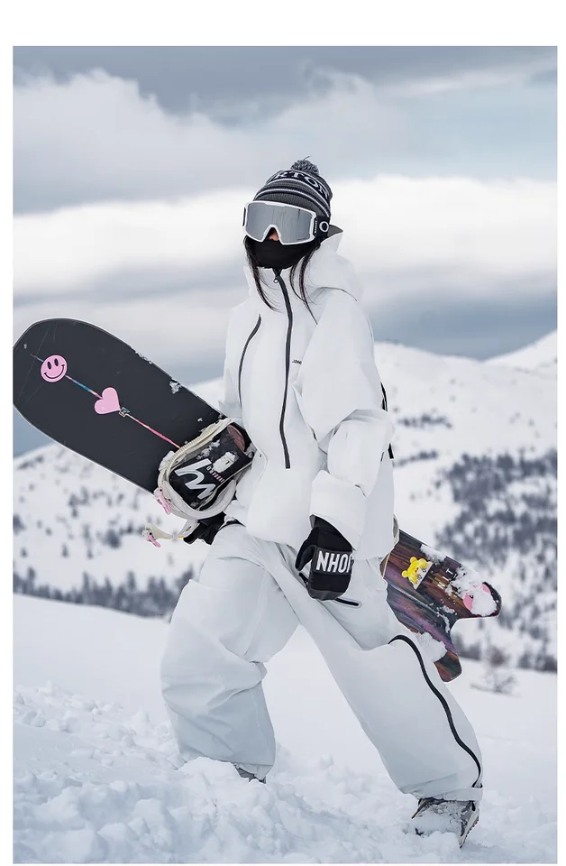 John Snow 3L Waterproof Winter Skiing Suit Warm Jacket And Pants