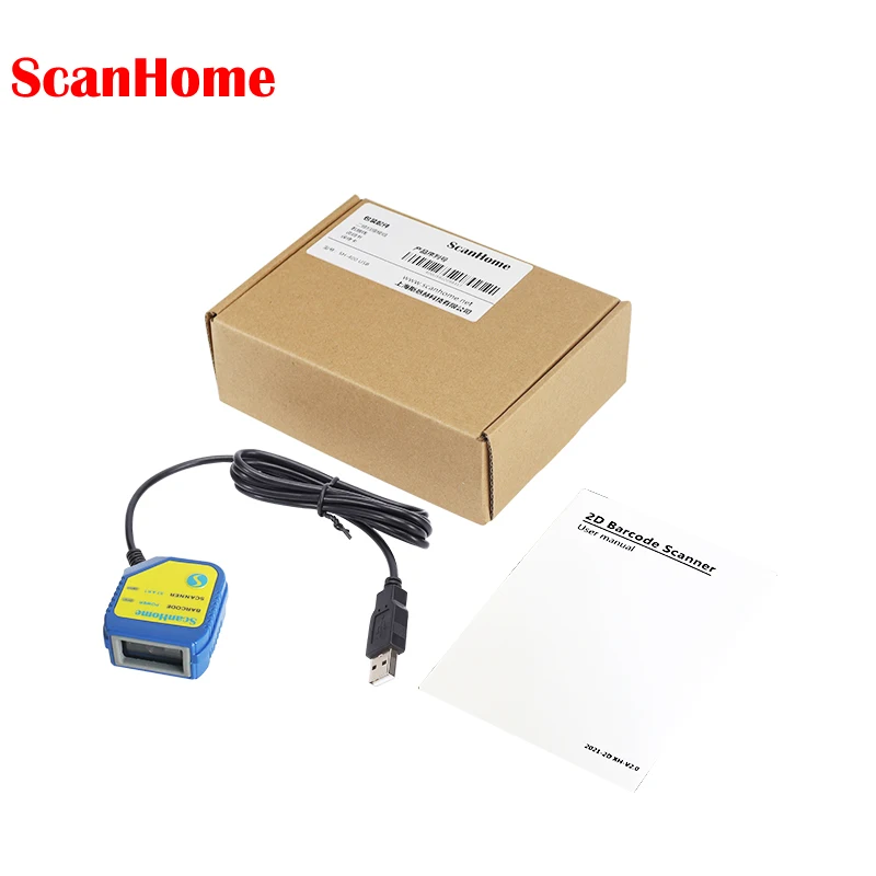 ScanHome Fixed-mount Barcode Scanners Embedded Barcode Readers USB RS232 1D/2D QR PDF417 DPM PLC485 hands-free scanngSH-800-GHD