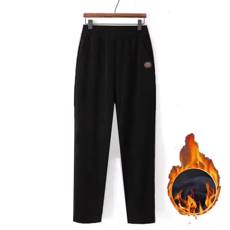 European cotton velvet pocket with black label [fleece-lined style]